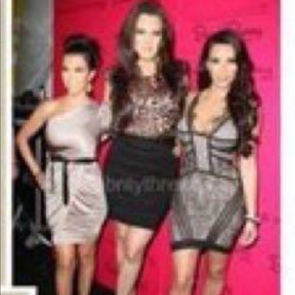 BEBE BUSTIER LACE DRESS NWT Size Medium. Stunning!!Holiday Party! - Picture 2 of 10